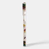 Elegant Rangoli & Kolam Floral iPhone Case (Rückseite / Links)