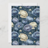 Elegant Ranunculus Inspired 15Th Birthday Party Einladung (Rückseite)