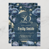 Elegant Ranunculus Inspired 15Th Birthday Party Einladung (Vorne/Hinten)