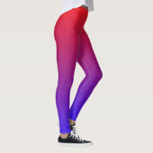Elegant Red And Bluo, Colorful Leggings (Rechts)