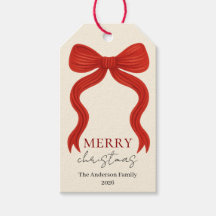 Elegant Red Bow Christmas Party - 