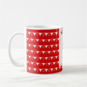 Elegant Red Christmas Kaffeetasse (Links)