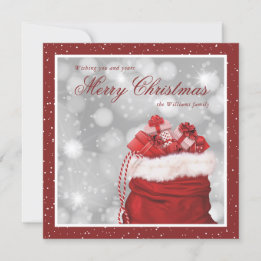 Elegant Red Classic Frohe Weihnachten