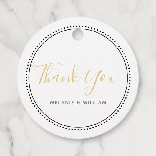 Elegant Red Couple's Monogram Wedding Geschenkanhänger (Rückseite)