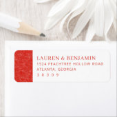 Elegant Red Floral Pattern (Insitu)