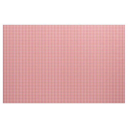 Elegant Red Gingham Pattern Stoff (Yard (91,4 cm))