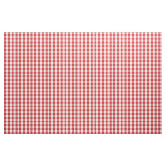 Elegant Red Gingham Pattern Stoff (Fat Quarter (45,7 x 55,9 cm))