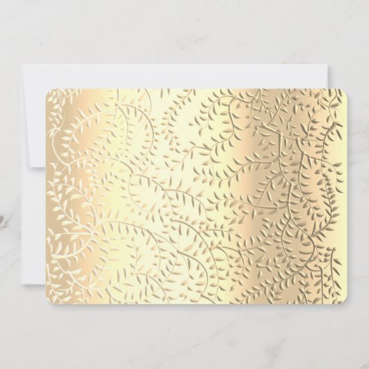 Elegant Red Gold Boy Annaprashan Einladung (Rückseite)