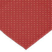 Elegant Red Gold Polka Dots Tischdecke (Schrägansicht)