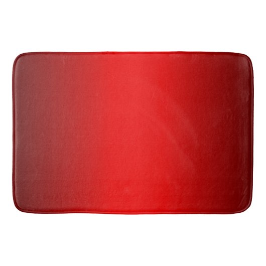 Elegant Red Gradient Badematte (Vorderseite)