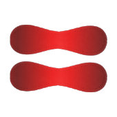 Elegant Red Gradient Baseball (Paneele)