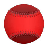Elegant Red Gradient Baseball (Rückseite)