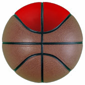 Elegant Red Gradient Basketball (Rechts)
