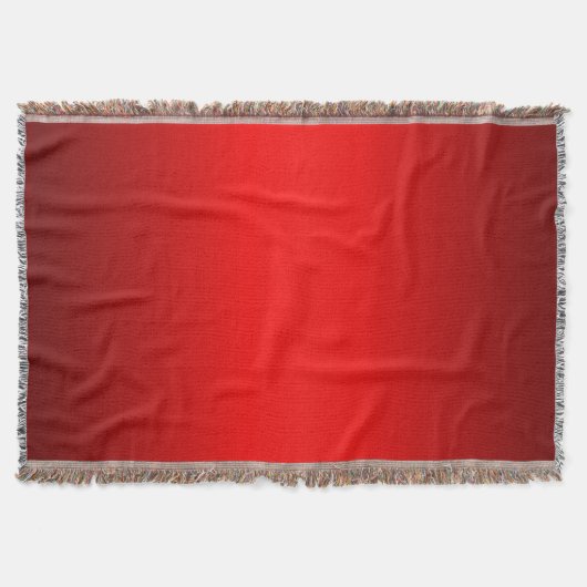 Elegant Red Gradient Decke (Vorderseite)