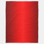 Elegant Red Gradient Fleecedecke (Vorderseite)