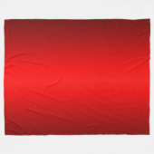 Elegant Red Gradient Fleecedecke (Vorderseite (Horizontal))