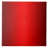 Elegant Red Gradient Fliese (Vorderseite)