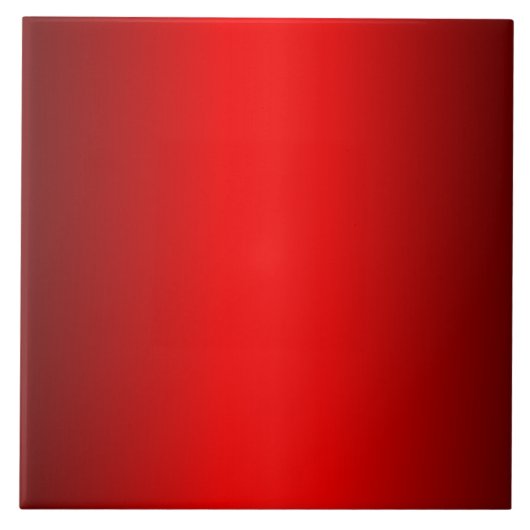 Elegant Red Gradient Fliese (Vorderseite)