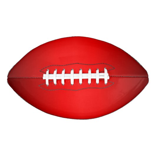 Elegant Red Gradient Football (Vorderseite)