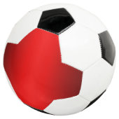 Elegant Red Gradient Fußball (Dreiviertel)