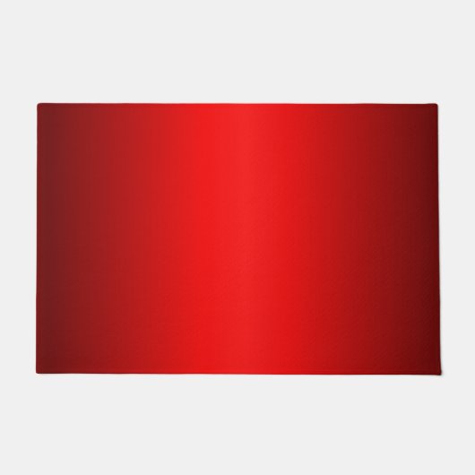 Elegant Red Gradient Fußmatte (Vorderseite)
