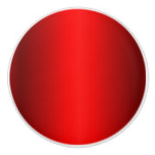 Elegant Red Gradient Keramikknauf (Vorderseite)