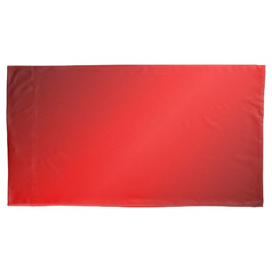 Elegant Red Gradient Kissenbezug (Vorderseite)