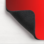 Elegant Red Gradient Mousepad (Ecke)