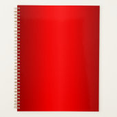Elegant Red Gradient Planer (Vorderseite)