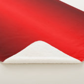 Elegant Red Gradient Sherpadecke (3/4)