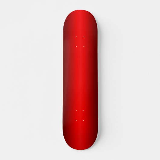 Elegant Red Gradient Skateboard (Vorne)