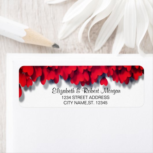 Elegant Red Hearts (Insitu)