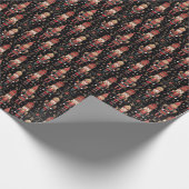 Elegant Red Nutcracker Wonderland Geschenkpapier (Ecke)