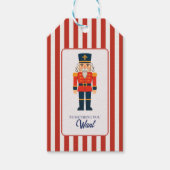 Elegant Red Old Money Geschenkanhänger (Vorderseite)