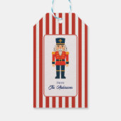 Elegant Red Old Money Geschenkanhänger (Rückseite)