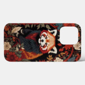 Elegant Red Panda William Morris Inspiriert Case-Mate iPhone Hülle (Rückseite (Horizontal))