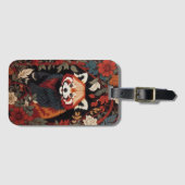 Elegant Red Panda William Morris Inspiriert Gepäckanhänger (Vorderseite (Horizontal))