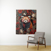 Elegant Red Panda William Morris Inspiriert Wandteppich (Beispiel)