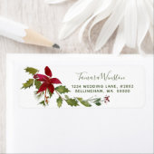 Elegant Red Poinsettia Weihnachtsfeiertag (Insitu)