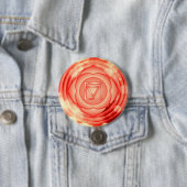 Elegant Red Root Chakra Zen Yoga Spiritual Button (Beispiel)