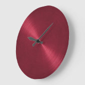 Elegant Red Sheen Große Wanduhr (Winkel)