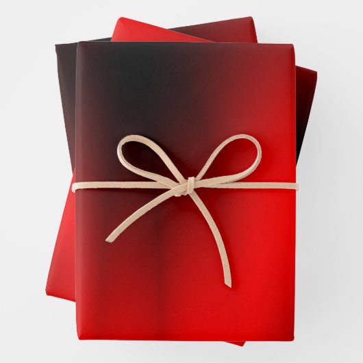 Elegant Red Splash Geschenkpapier Set (Beispiel)