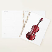 Elegant Red Violin Musical Instrument Planer