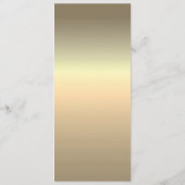 Elegant Red Wedding Menükarte (Rückseite)