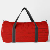 Elegant Red Wood Grain Duffle Bag (Vorderseite)