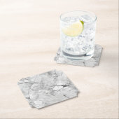 Elegant Regal Stone Vein Marmorbelag Textur Custom Untersetzer (Vor Ort)