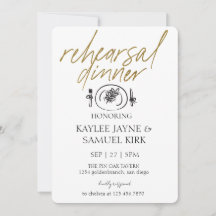 Elegant Rehearsal Dinner