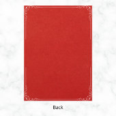 Elegant Reindeer Weihnachtsfeiertag Rot Einladung