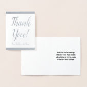 Elegant, respektable "Danke!" Karte (Anzeige)