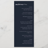 Elegant Restaurant Menu Menükarte (Vorderseite)